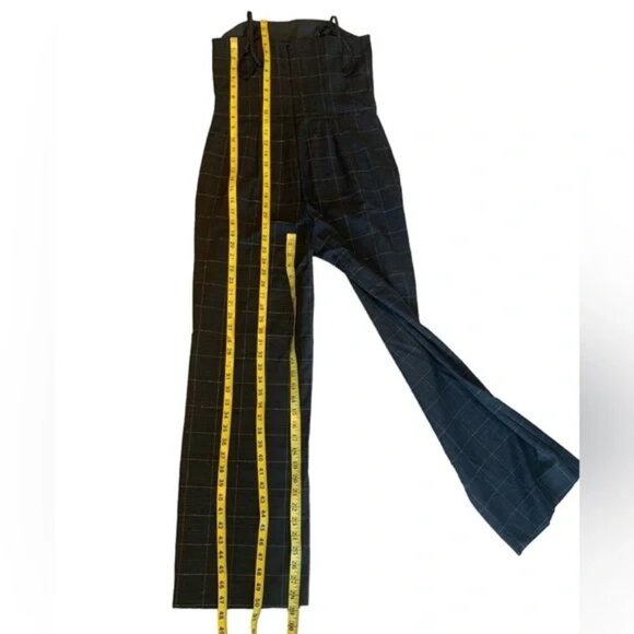 Banana Republic Windowpane Wide Leg Jumpsuit - Picture 6 of 12